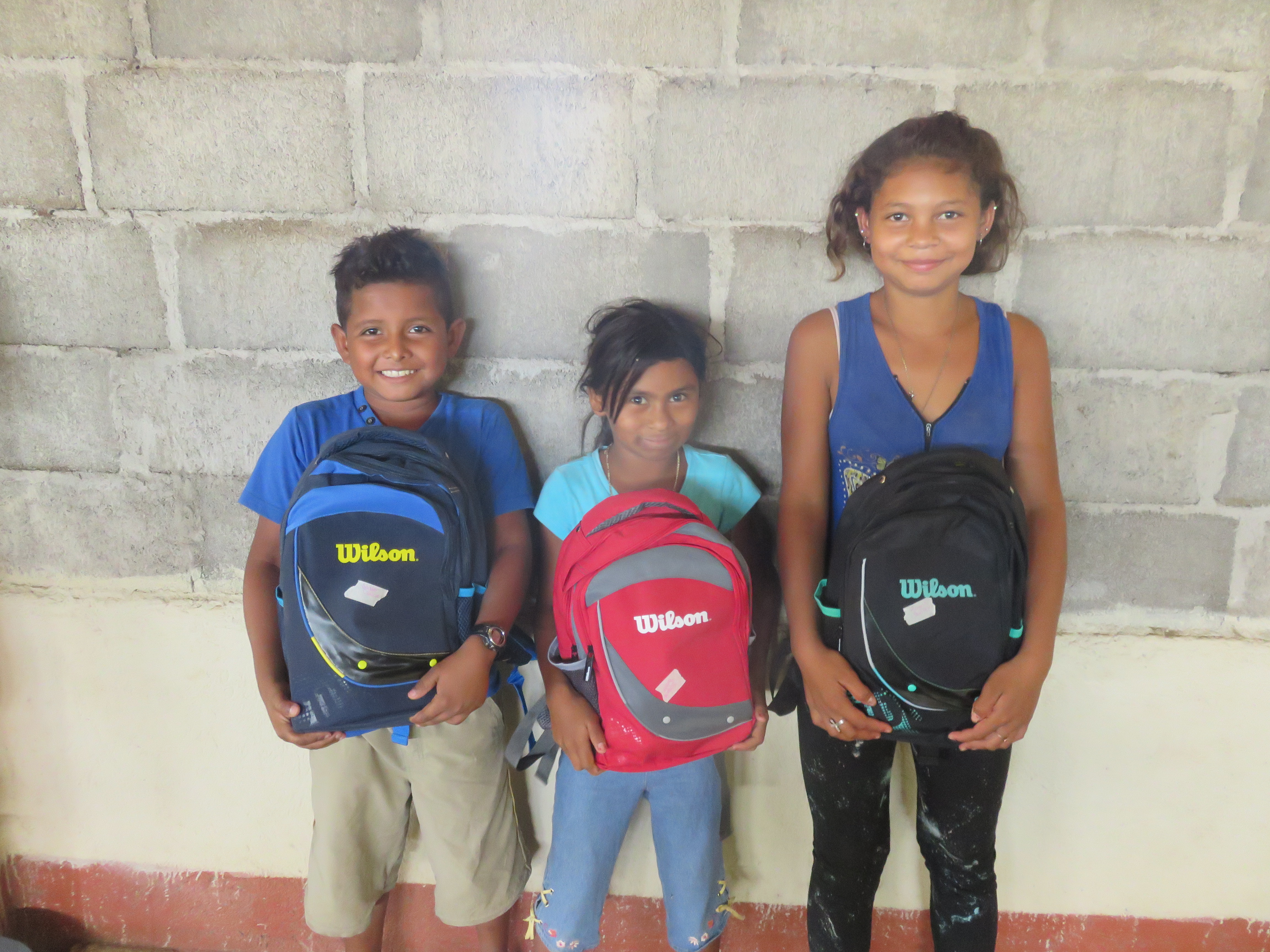 Sander, Johanna and Reyna are our Santa Matilde 3rd graders. 
