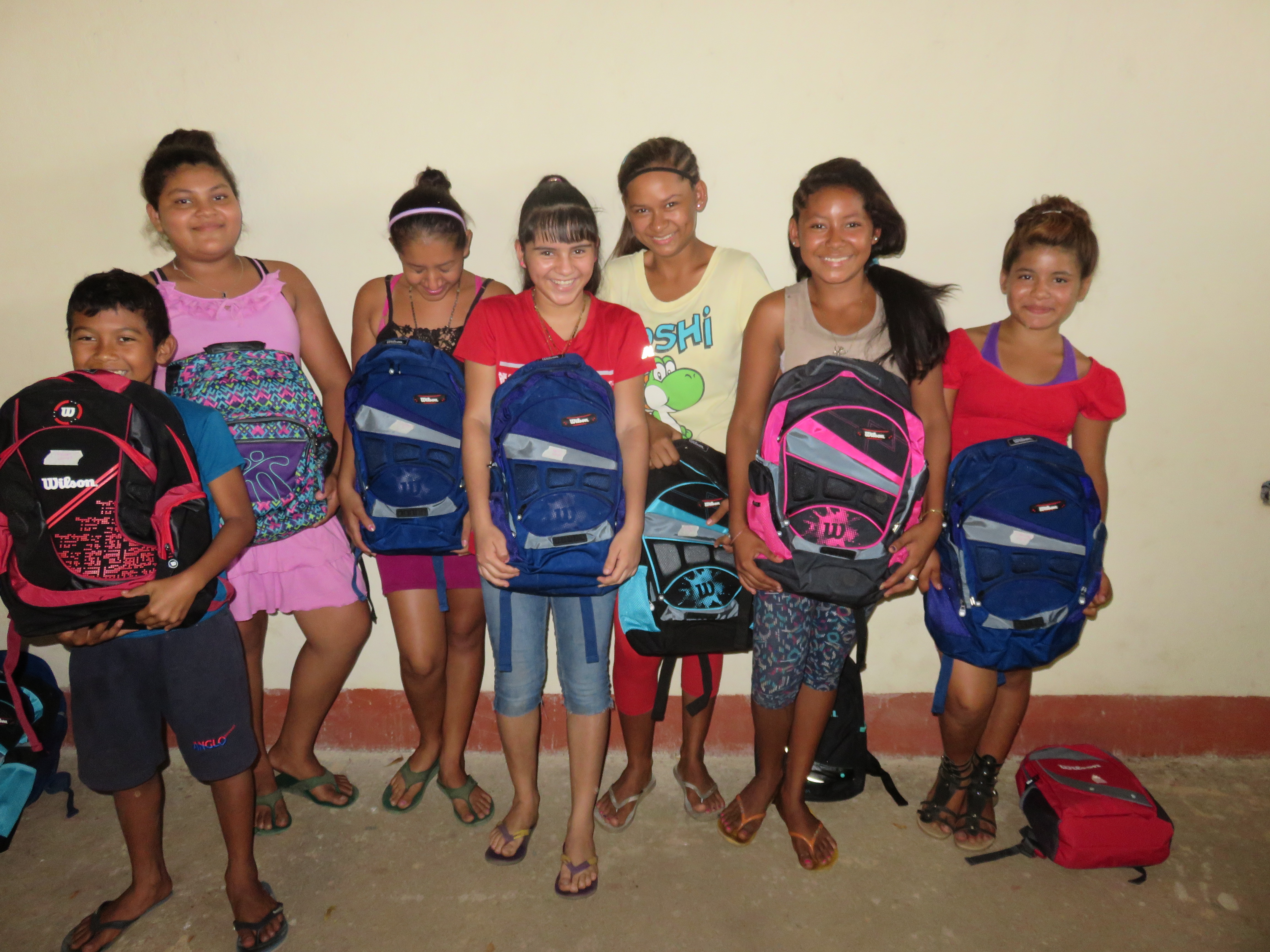 These Santa Matilde students are getting ready to start their first year of high school. 