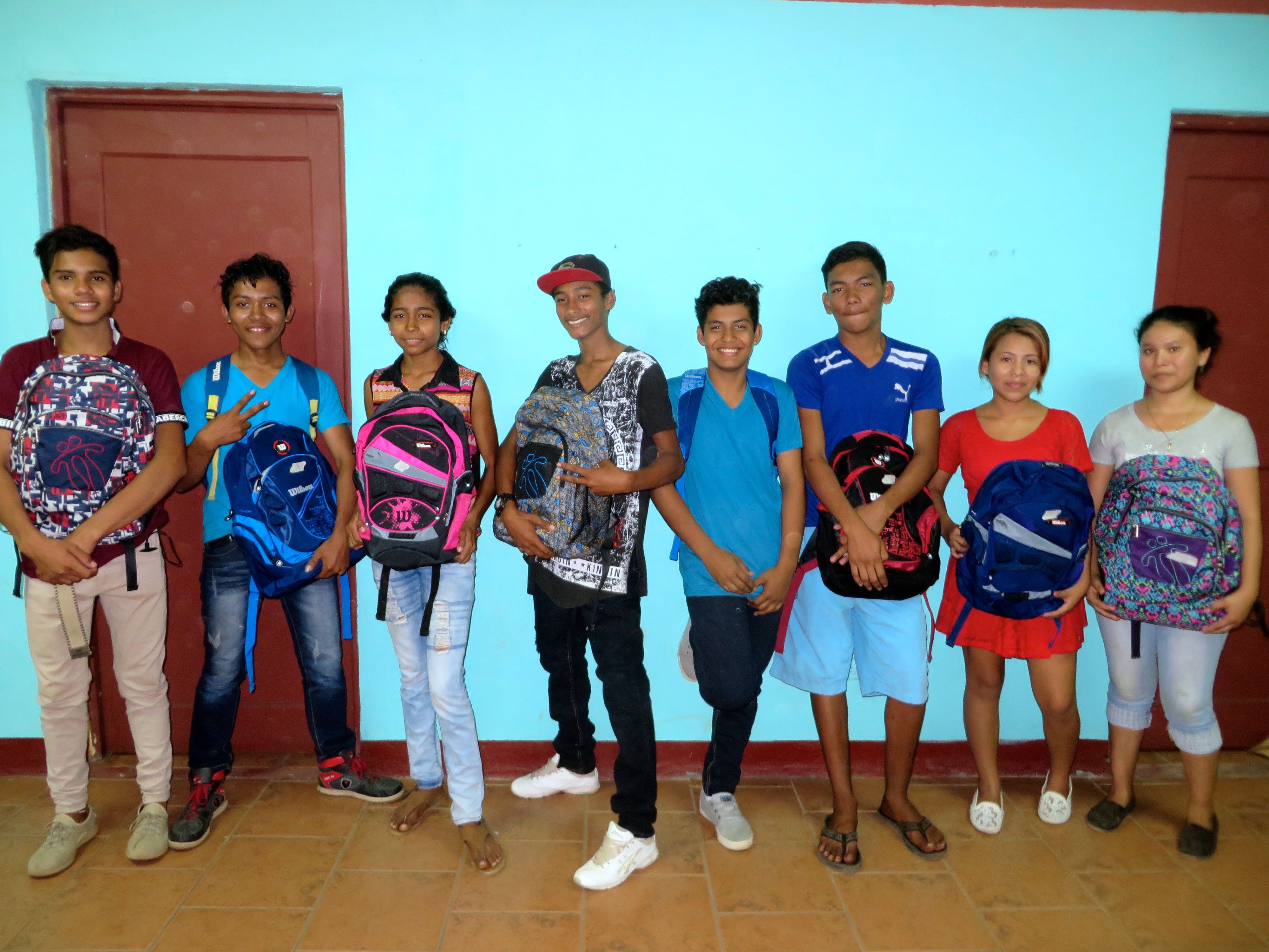 Our Candelaria students in their fourth year of high school. 