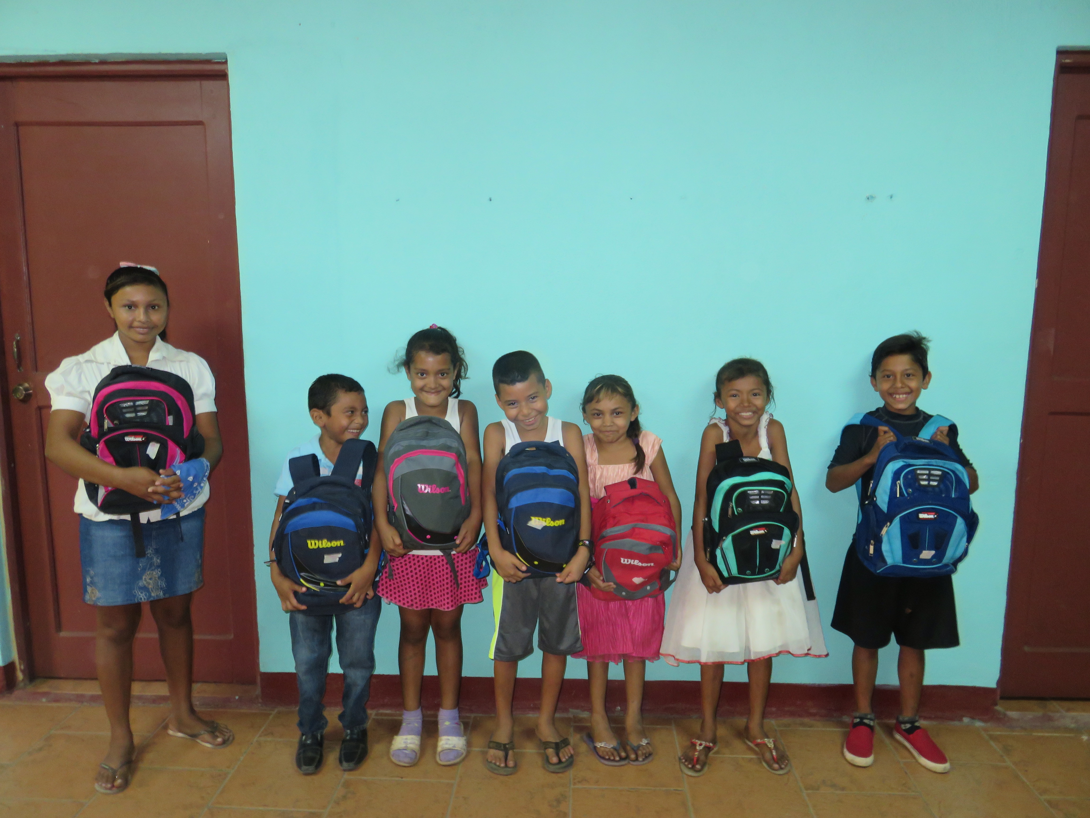 Elementary school students from Nuevo Amanecer 